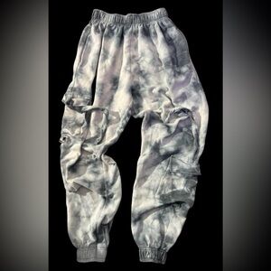 PrettyLittleThing Gray Cargo Pants